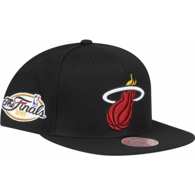 Mitchell and Ness Mitchell & Ness snapback Miami Heat Top Spot Snapback black – Zboží Mobilmania