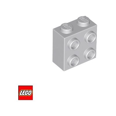 LEGO® 22885 Kostka 1x2x1 2/3 stady na jedné straně Světle-Šedá – Zboží Mobilmania