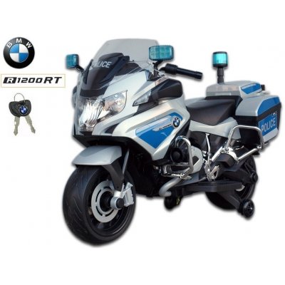 Dea elektrická policejní motorka BMW R 1200 RT Německo stříbrná – Zboží Mobilmania