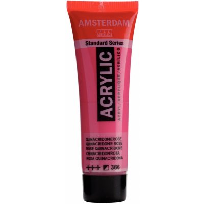 Amsterdam Standard Akrylová barva Quinacridone Rose 366 120 ml – Hledejceny.cz