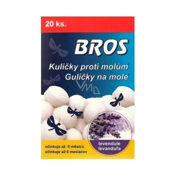 Bros kuličky proti molům 20ks levandule 203