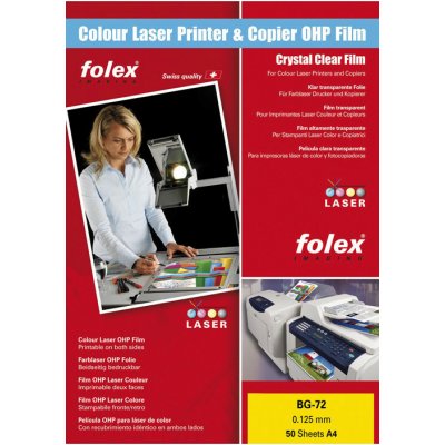 Folex Fólie Folex - folie BG 72 pro barevné laserové tiskárny / 50 ks 33939 – Hledejceny.cz