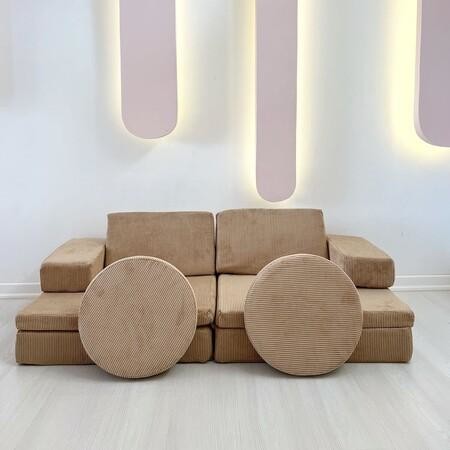 Atelier del Sofa 2-Seat Sofa-Bed PuzzleCamel