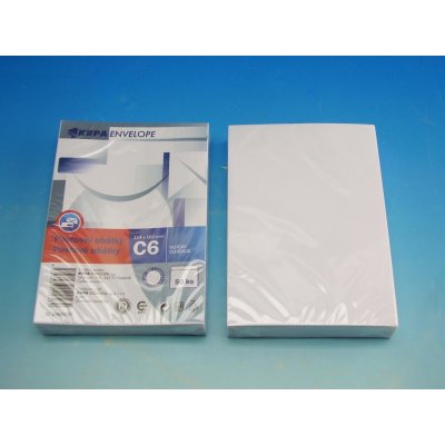 Krpa Obálka C6/50 bílá KRPA obyčejná 1069237 3806 – Zboží Živě
