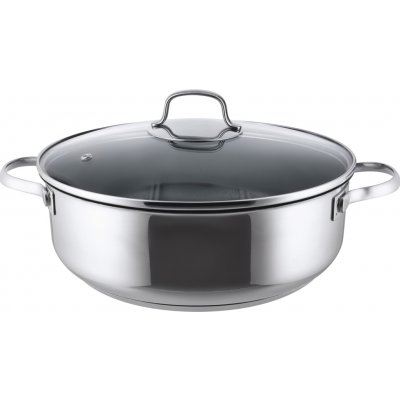 SILVERCREST Servírovací pánev z nerezové oceli, 28 cm (bez keramické vrstvy) – Zboží Mobilmania