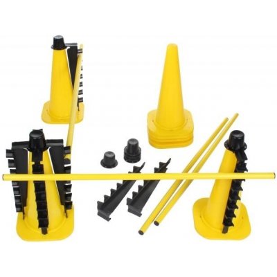 Merco 4x sada na přeskoky SP 2 2x kužel s držákem tyč včetně – Zboží Dáma