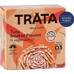 Trata tuňák uzený v rostlinném oleji pikantní 160 g – Zboží Dáma