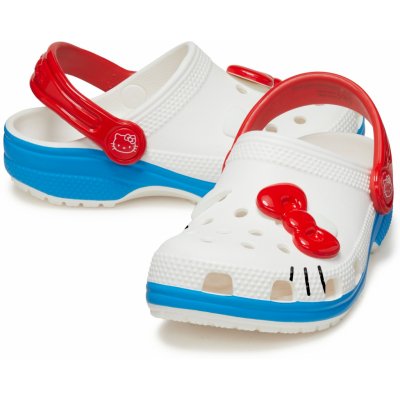 Crocs Nazouváky Hello Kitty Iam Classic Clog T 209469 Bílá – Zboží Mobilmania