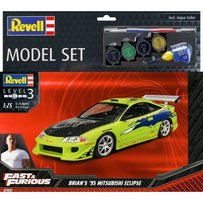 Revell Fast & Furious Brians 1995 Mitsubishi Eclipse ModelSet 67691 1:25 – Zboží Dáma