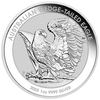 Perth Mint Stříbrná mince Orel klínoocasý 2025 1 oz – Zboží Mobilmania