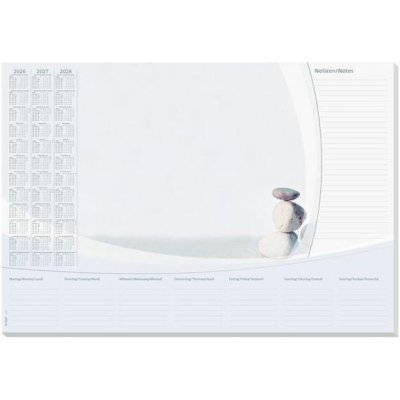 Sigel podložka na stůl Harmony 3 roční a týdenní kalendář H6370 – Hledejceny.cz