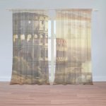 Sablio Záclony Řím Koloseum Historic: 2ks 150x250cm – Hledejceny.cz