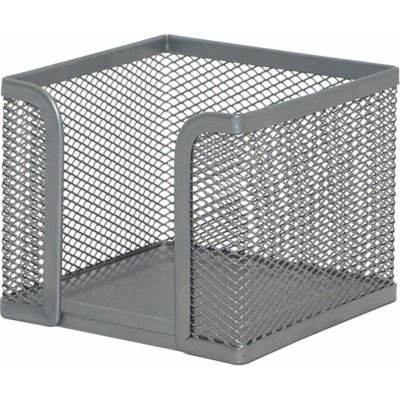 Drátěný stojan na blok `kostka` 95x80x95mm stříbrný – Zboží Dáma
