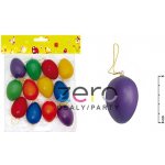 Vejce plastové velikonoční 6 cm 12 ks mix barev – Zboží Dáma