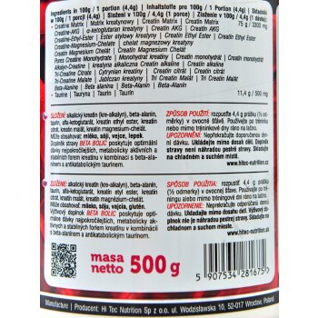 Hi Tec Nutrition Beta Bolic 500 g