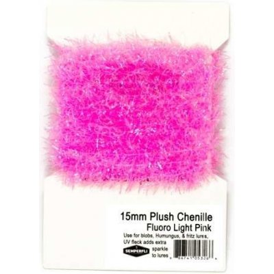 Semperfli Šenylka Plush Transluscent Chenille Fluoro Pale Pink 15mm – Hledejceny.cz