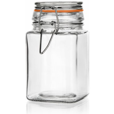 Banquet Dóza hermetická skl. s patentním uzávěrem LINA 260 ml 6,5 x 6,5 cm – Zboží Mobilmania