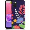 Pouzdro a kryt na mobilní telefon Samsung Pouzdro ACOVER Samsung Galaxy A03s A037G s motivem Colorful Flowers