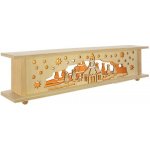 Nexos 65853 Vánoční dřevěná dekorace 10 LED – Hledejceny.cz