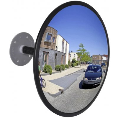 zahrada-XL Dopravní zrcadlo z akrylu černé 30 cm – Zboží Mobilmania