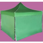 Expodum Nůžkový stan 3x3m ocelový Zelená 4 boční plachty – Hledejceny.cz