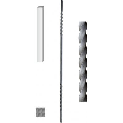 Kovoinox Tyč 12 x 12 x 900 mm – Hledejceny.cz