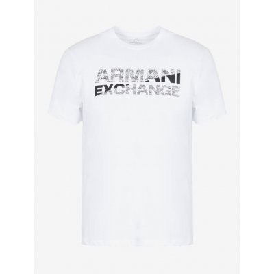 Armani Exchange triko pánské Bílá