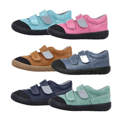 Jonap celoroční boty B22 SLIM Barefoot Světle zelená – Zboží Mobilmania