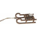 Sáňky k zavěšení D4253-17 12 x 6 x 4 cm – Hledejceny.cz