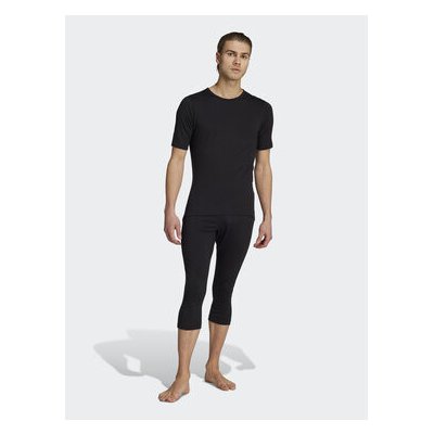 adidas Termoprádlo vrchní části Xperior Merino 200 HZ8555 Černá Slim Fit – Zboží Mobilmania