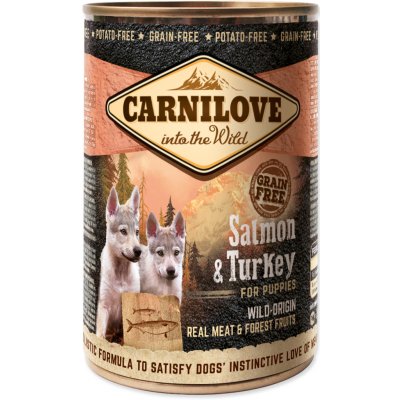 Carnilove Paté Made with Turkey & Salmon for Puppies 400 g – Hledejceny.cz