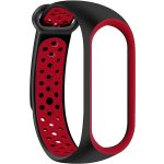 Eternico Sporty pro Xiaomi Mi band 5, 6, 7 solid black and red APW-XMI7SP-SBR – Zbozi.Blesk.cz