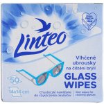 Linteo ubrousky čistící na brýle vlhčené 50 ks – Zboží Dáma