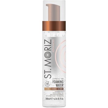 St. Moriz Advanced Express Tan Foaming Water průhledná samoopalovací pěna pro extra rychlé opálení 200 ml