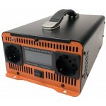 HOULI Power Inverter 12V/230V, 1500W/3000W, čistá sinusoida, 2 zásuvky HPGC0015U – Zboží Mobilmania