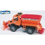 Bruder M.B. UNIMOG s radlicí + sypač – Sleviste.cz