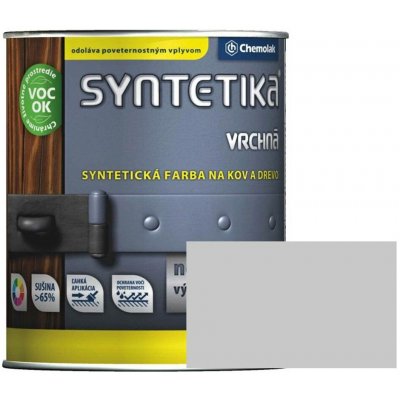 Chemolak syntetická barva S2013 9110 hliník 4,5L – Sleviste.cz