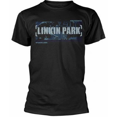 Linkin Park tričko Meteora Blue Spray Black – Zboží Mobilmania