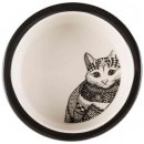 Trixie keramická miska Zentangle pro kočky 0,3 l/12 cm