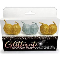 Glitterati Boobie Candle Set