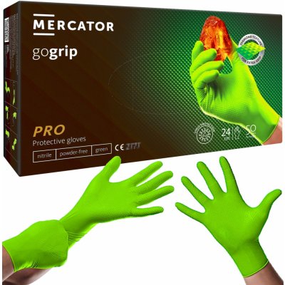 Mercator Medical gogrip jednorázové nitrilové green 50 ks – HobbyKompas.cz