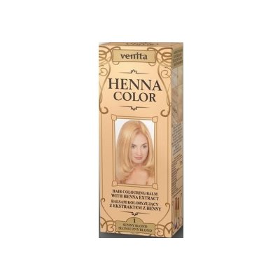 Venita Henna Color barvící balzám na vlasy 1 Sunny Blond 75 ml