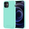 Pouzdro a kryt na mobilní telefon Apple Pouzdro Mercury Soft Feeling Jelly Case iPhone 12 Pro Max - Mint