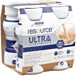 RESOURCE ULTRA HIGH PROTEIN KÁVOVÁ PŘÍCHUŤ POR SOL 4X125ML – Hledejceny.cz