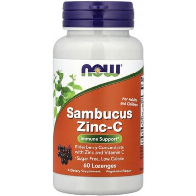 Now Foods Sambucus Zinc-C 60 tablet – Hledejceny.cz