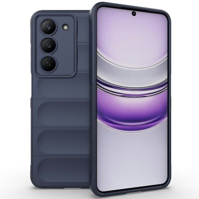 Rugg odolný gelový obal na Realme 14x 5G - tmavěmodrý – Zboží Živě