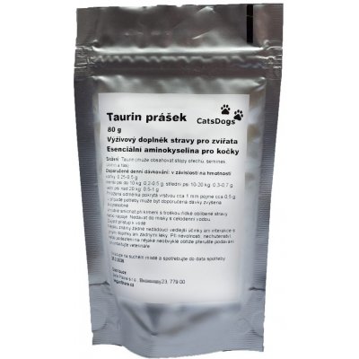 CatsDogs Taurin prášek 80 g – Hledejceny.cz