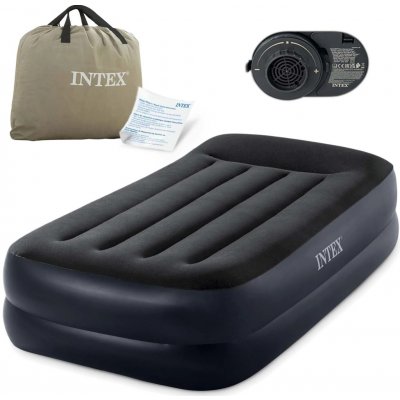 Intex 64122 Jednolůžková nafukovací matrace 191 x 99 x 42 cm s vestavěnou elektrickou pumpou – Zbozi.Blesk.cz