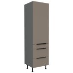 Stolarz-Lempert Kuchyňská skříňka Aria TA/ANT - 60 DKS-215 3S 1F potravinová se šuplíky PREMIUM BOX – Zboží Mobilmania
