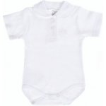 Kojenecké bílé body kr.rukáv s límečkem – Zbozi.Blesk.cz